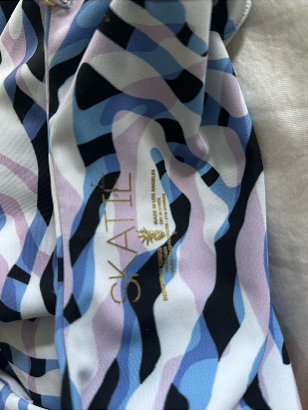 Skatie Zebra One-Piece - Picture 3 of 4